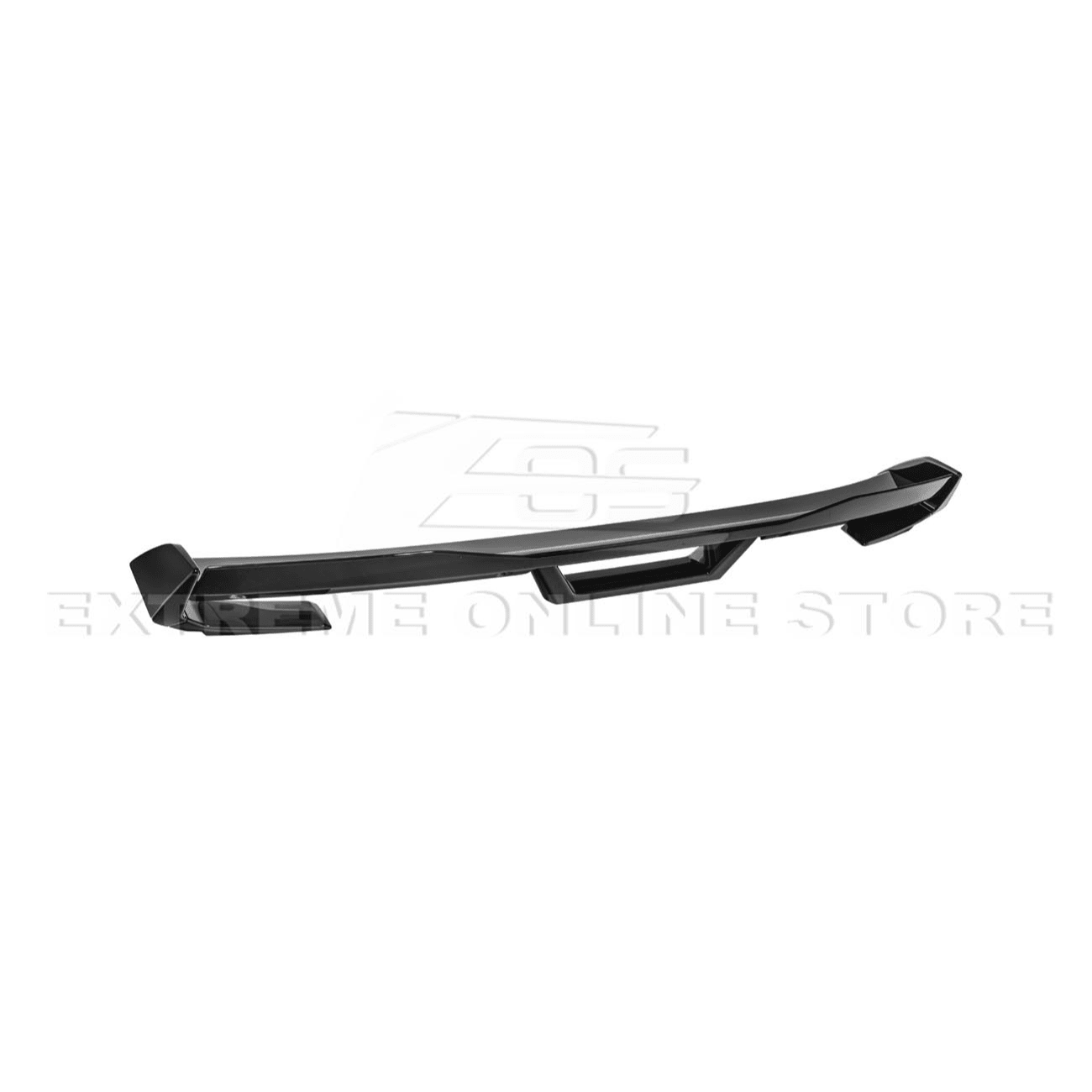 Ford Mustang S550 Dark Horse Style Black Rear Trunk Lid Wing Spoiler with Wickerbill 2015-2023