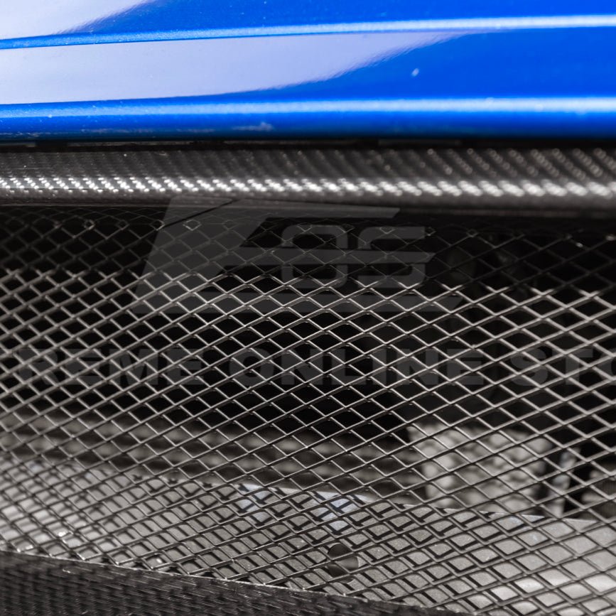 Subaru WRX STI VA CS Style Carbon Fiber Front Grille Cover 2015-2017