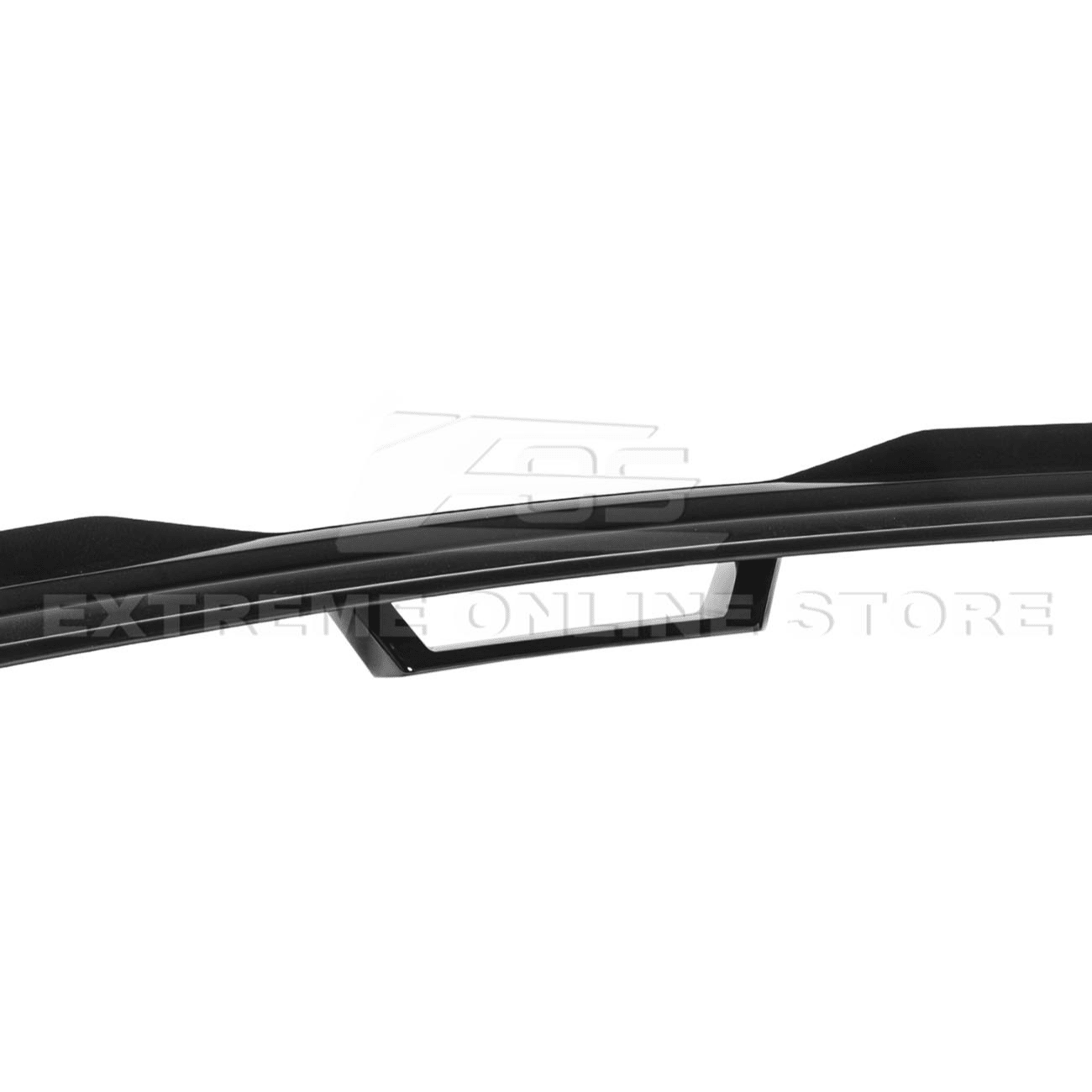 Ford Mustang S550 Dark Horse Style Black Rear Trunk Lid Wing Spoiler with Wickerbill 2015-2023