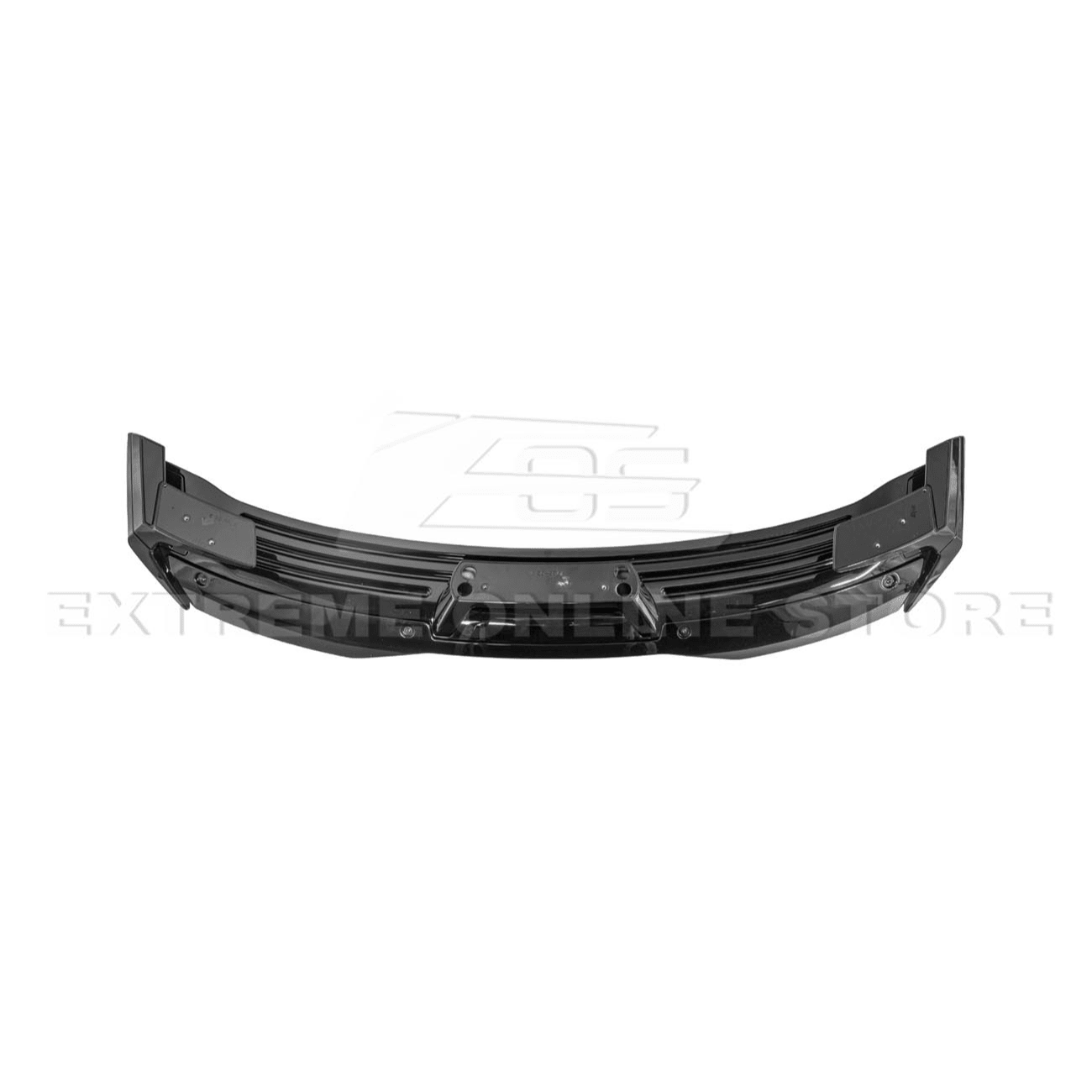 Ford Mustang S550 Dark Horse Style Black Rear Trunk Lid Wing Spoiler with Wickerbill 2015-2023