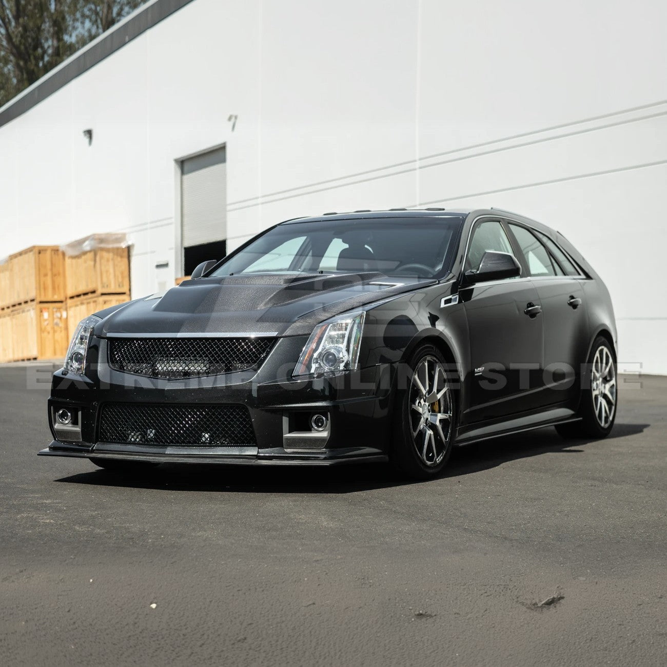 Cadillac CTS-V Factory Style Gloss Black Lower Badgeless Grille 2009-2015