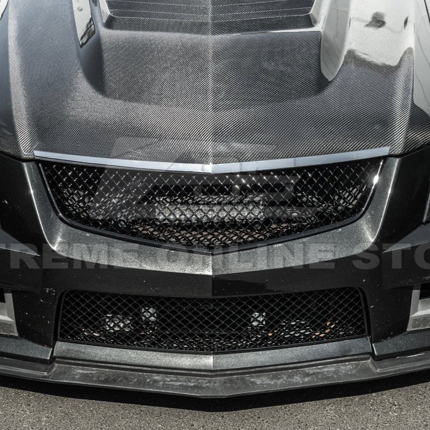 Cadillac CTS-V Factory Style Gloss Black Upper Badgeless Grille 2009-2015