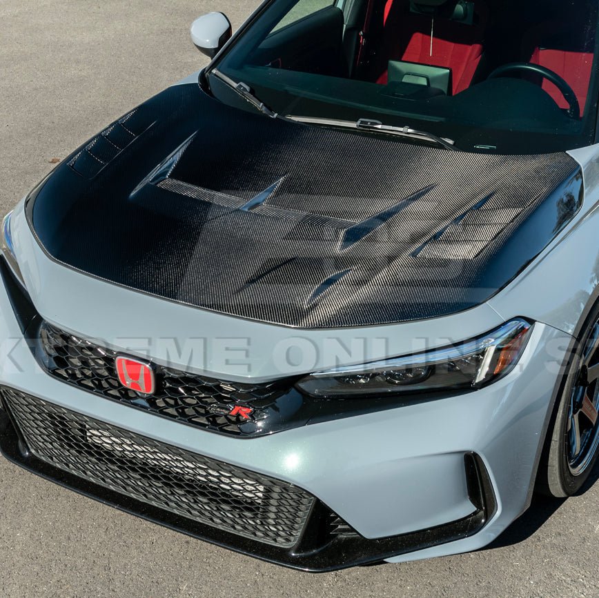 Honda Civic FL5 Type R Varis Style Carbon Fiber Front Hood Cover 2023-Up