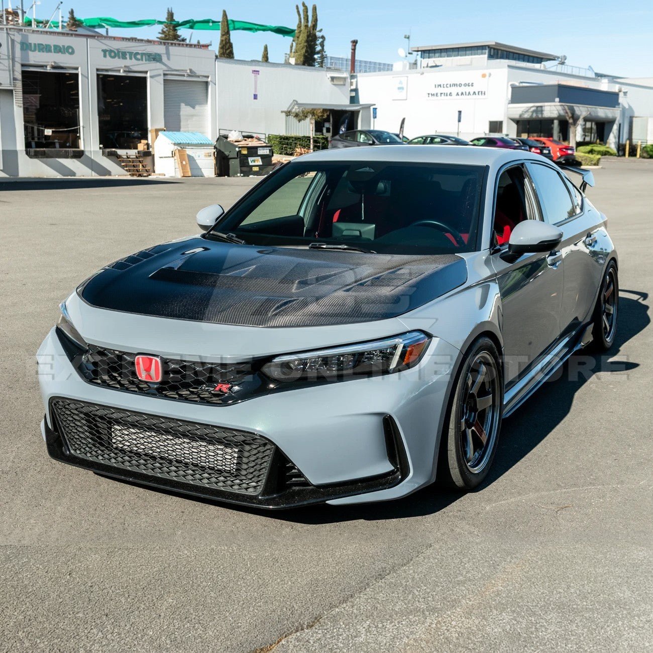 Honda Civic FL5 Type R Varis Style Carbon Fiber Front Hood Cover 2023-Up