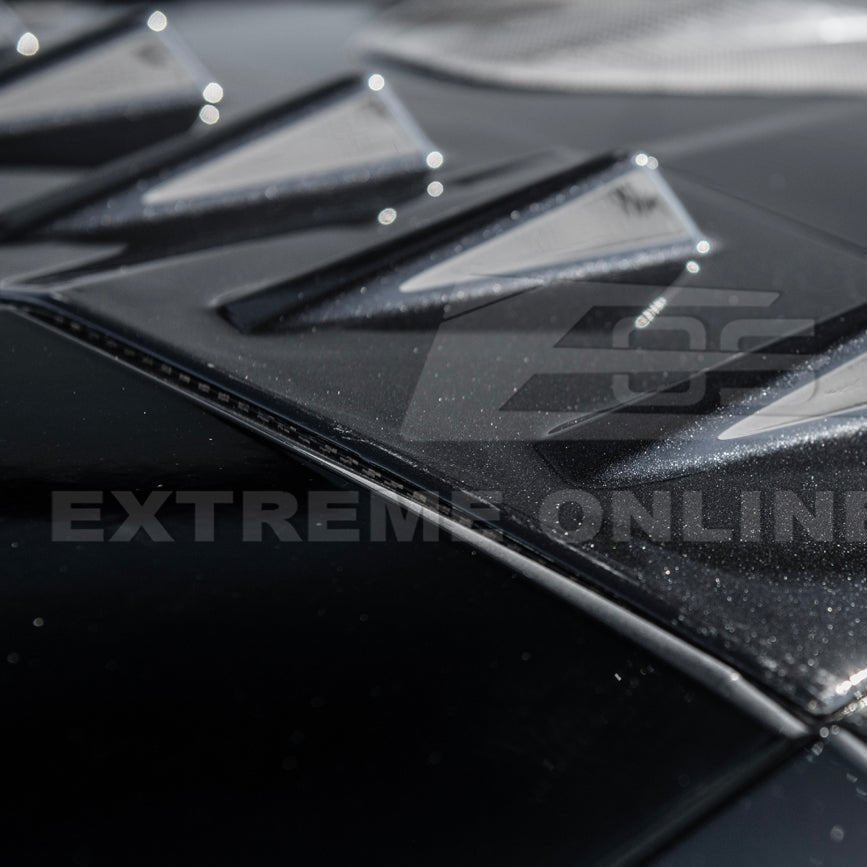 Chevrolet Corvette C8 EOS Style Carbon Fiber Rear Roof Vortex Generator Spoiler 2020-2026