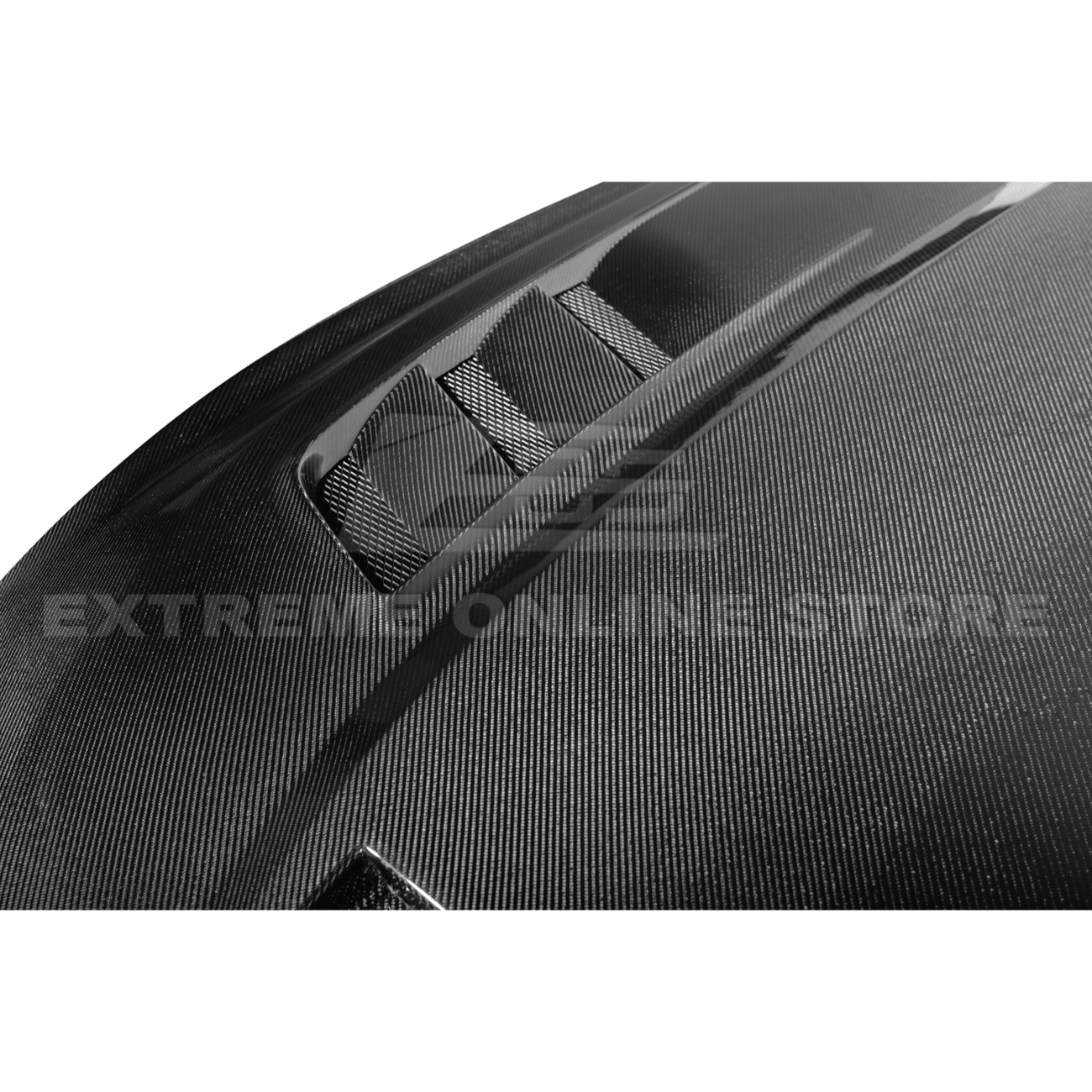 Ford Mustang Terminator Style Front Vented Bumper Hood 2018-2023