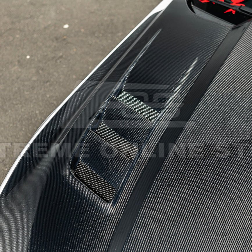 Ford Mustang Terminator Style Front Vented Bumper Hood 2018-2023