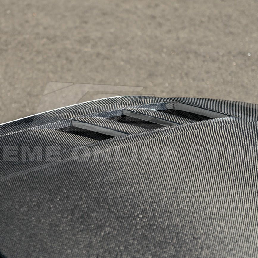 Ford Mustang Terminator Style Front Vented Bumper Hood 2018-2023