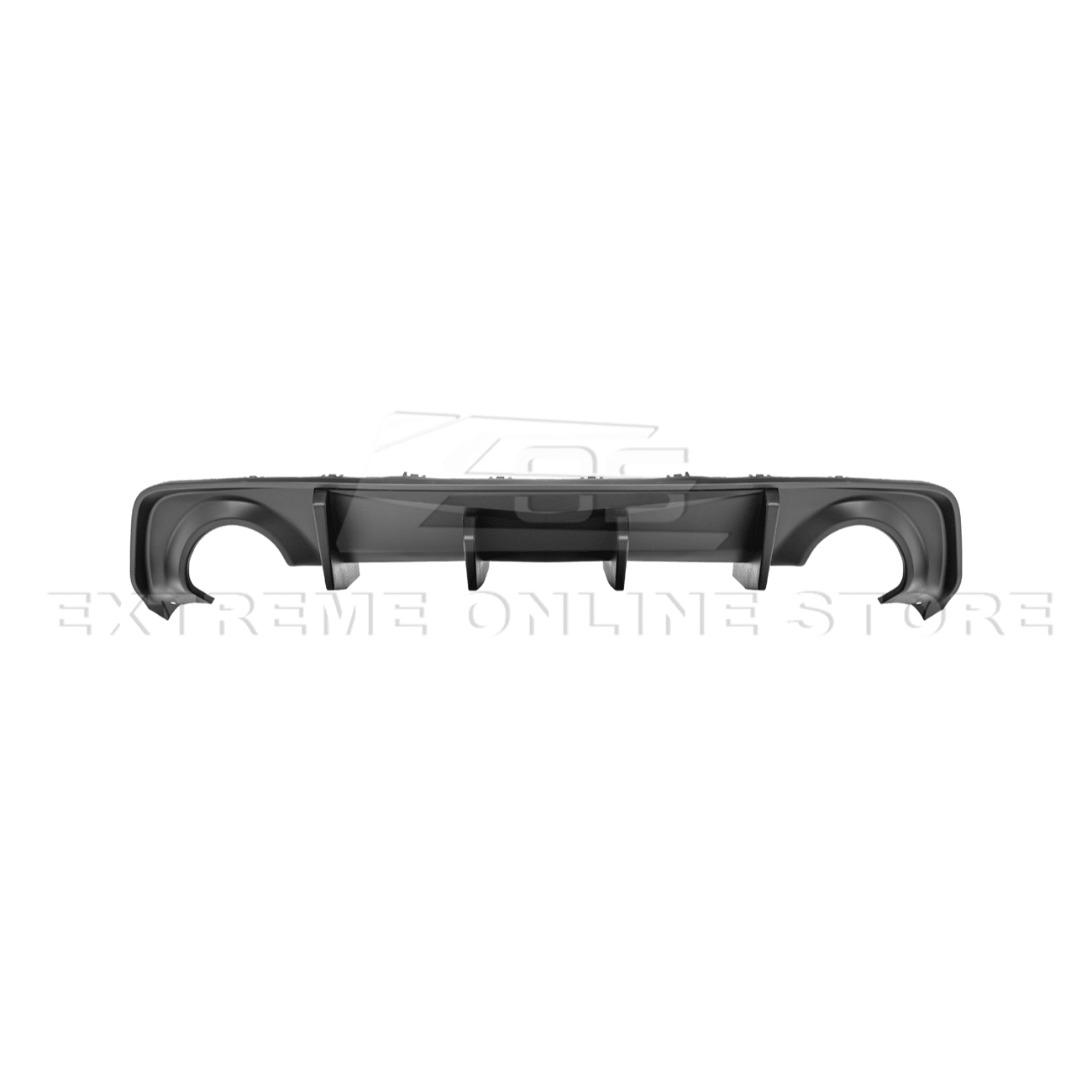 Dodge Charger Widebody SRT Performance Style Matte Gloss Black Rear Bumper Exhaust Diffuser 2020-Up