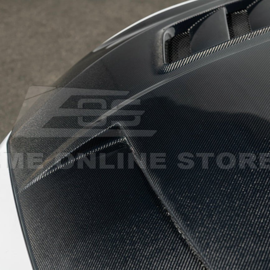 Ford Mustang Terminator Style Front Vented Bumper Hood 2018-2023