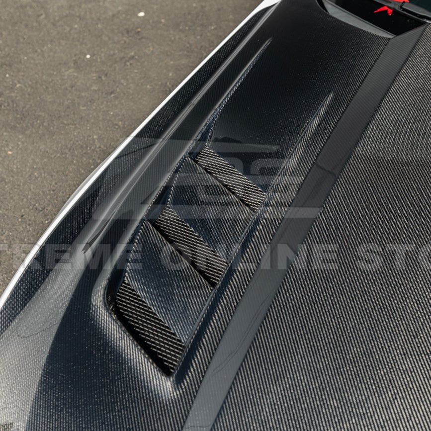 Ford Mustang Terminator Style Front Vented Bumper Hood 2018-2023