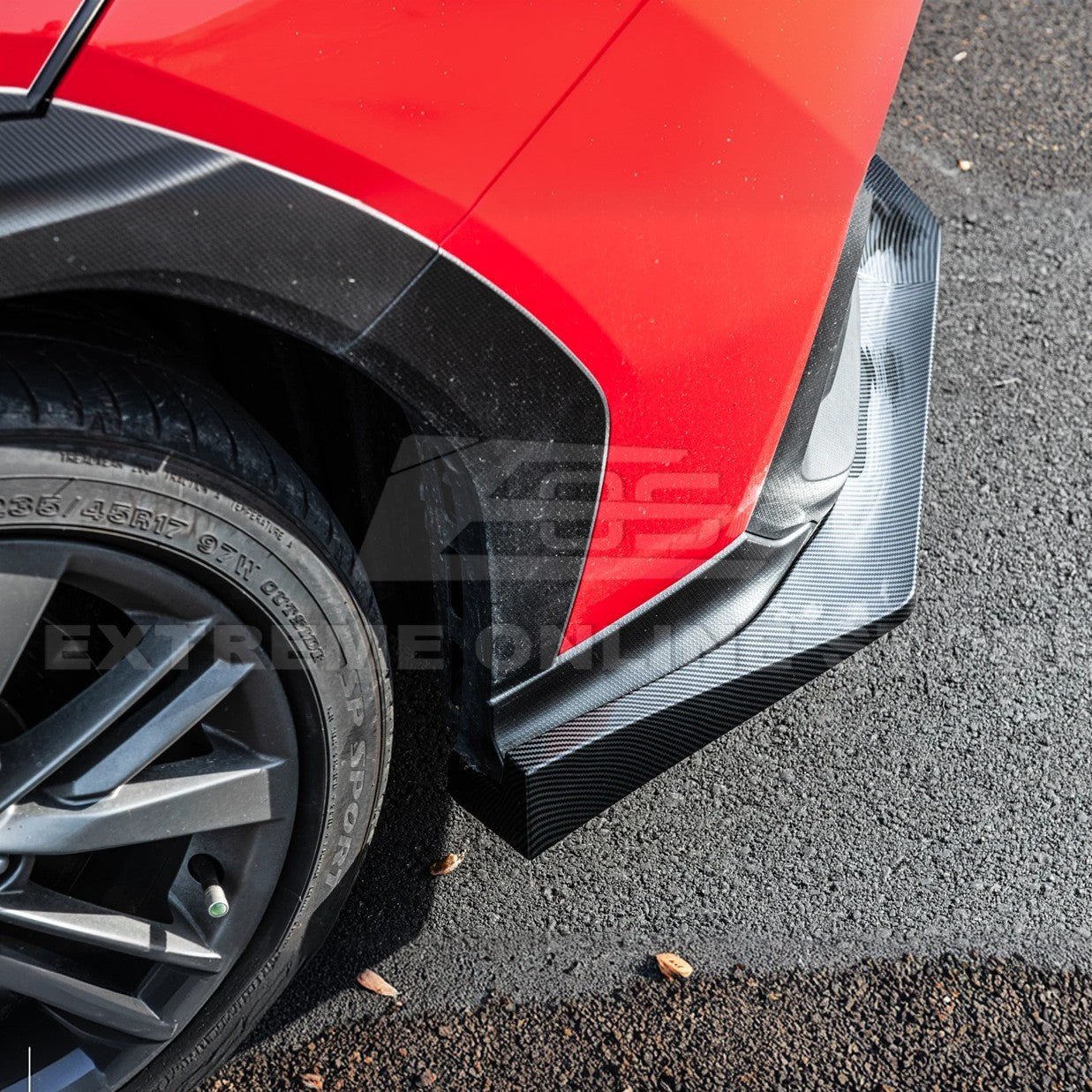 Subaru WRX VB JDM CS Style Matte Gloss Carbon Front Bumper Lip Splitter 2022-Up