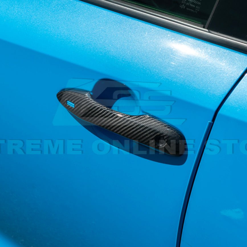 Toyota Corolla E210 JDM Style Carbon Fiber Door Handle Trim Cover Pair 2019-Up