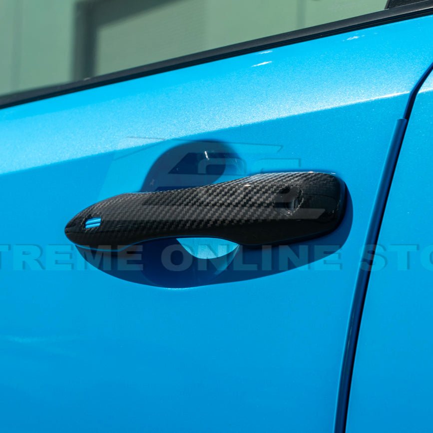 Toyota Corolla E210 JDM Style Carbon Fiber Door Handle Trim Cover Pair 2019-Up