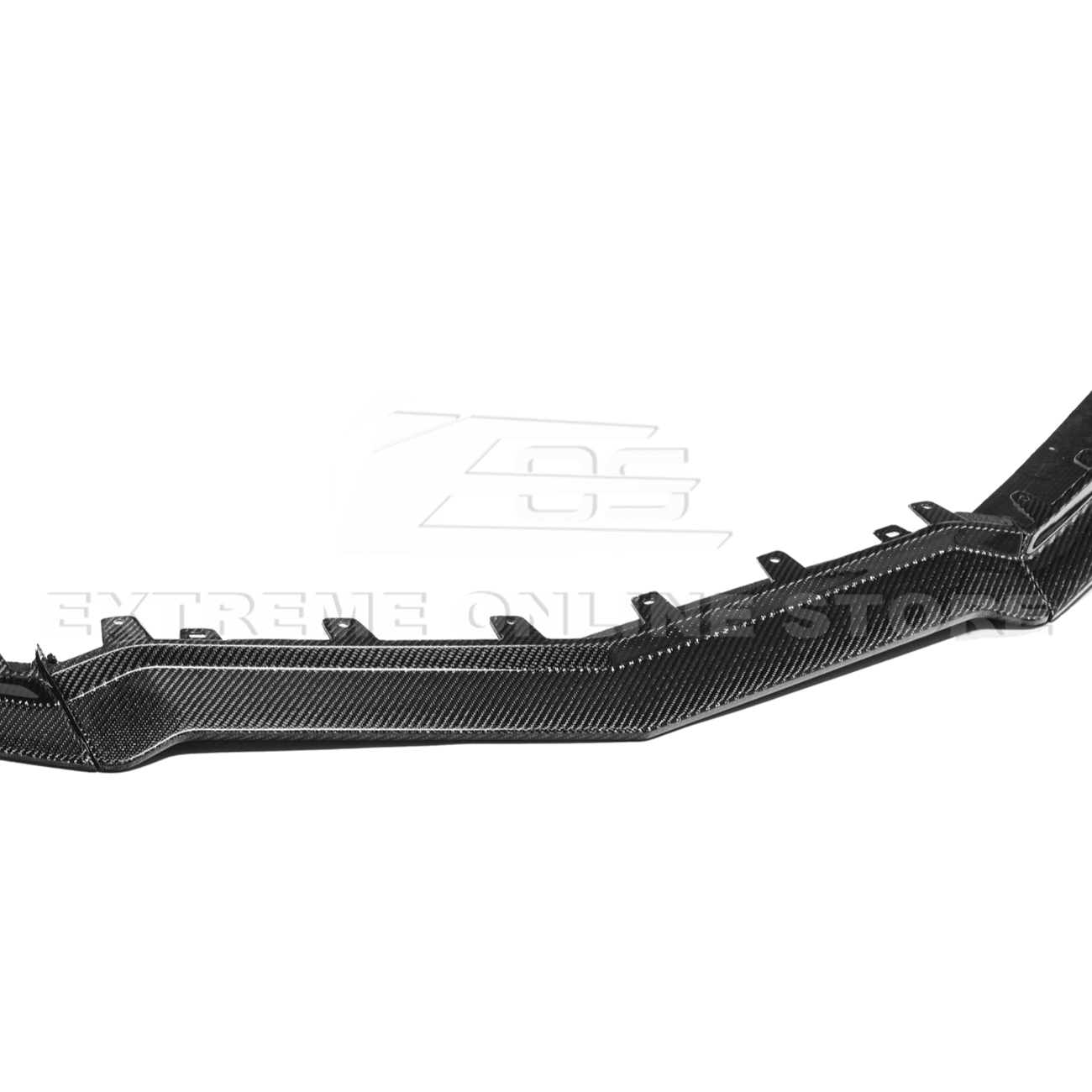 Chevrolet Corvette C8 Z06 Z07 Style Carbon Fiber Front Splitter and Canards Kit 2023-Up