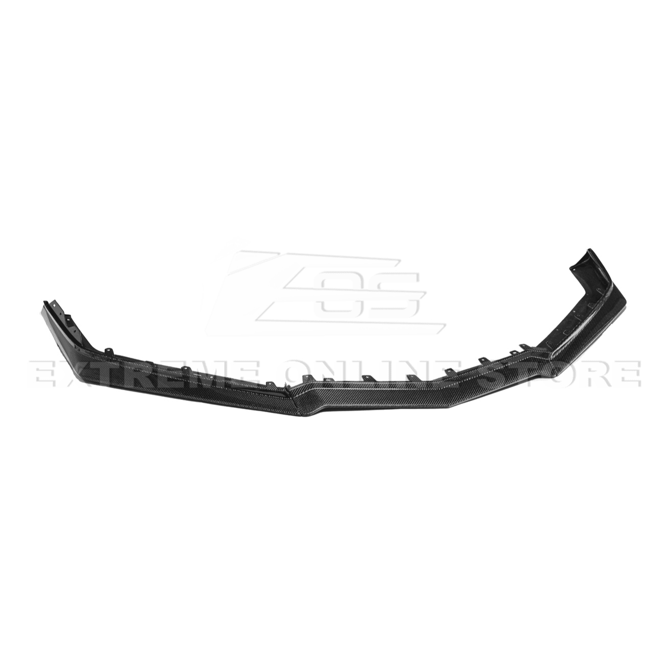 Chevrolet Corvette C8 Z06 Z07 Style Carbon Fiber Front Splitter and Canards Kit 2023-Up