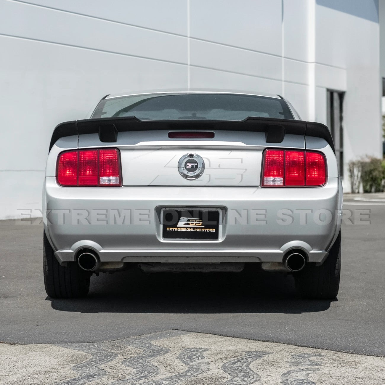Ford Mustang S197 R Style Primer Black Rear Trunk Wing Spoiler 2005-2009
