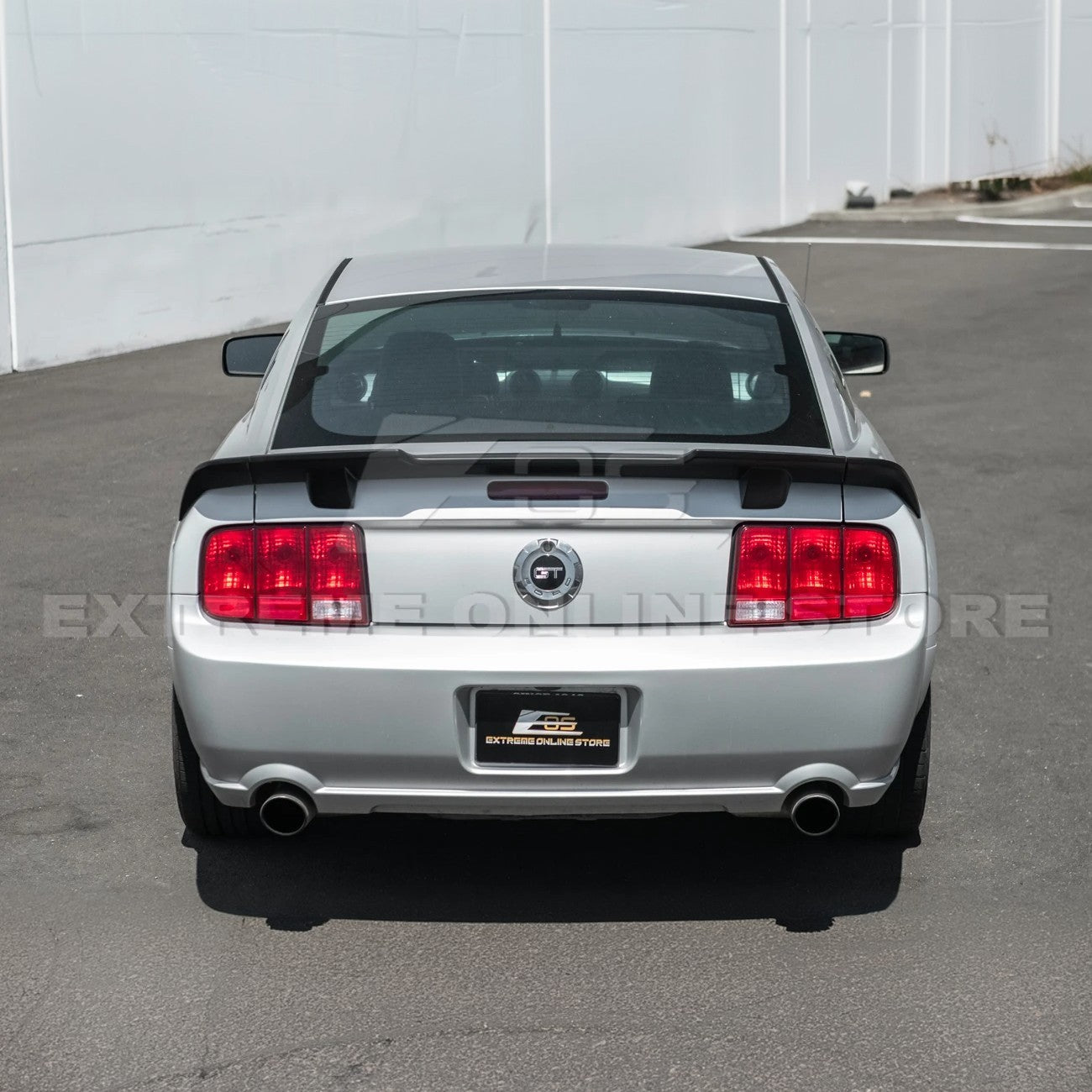 Ford Mustang S197 R Style Primer Black Rear Trunk Wing Spoiler 2005-2009