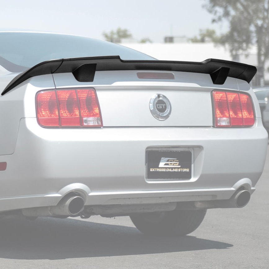 Ford Mustang S197 R Style Primer Black Rear Trunk Wing Spoiler 2005-2009