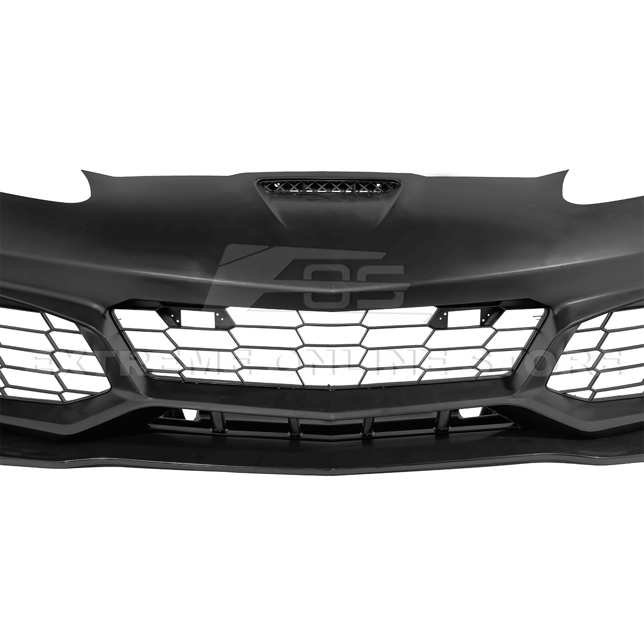 Corvette C6 Z06 C7 ZR1 Style Primed Front Bumper Replacement Cover 2005-2013