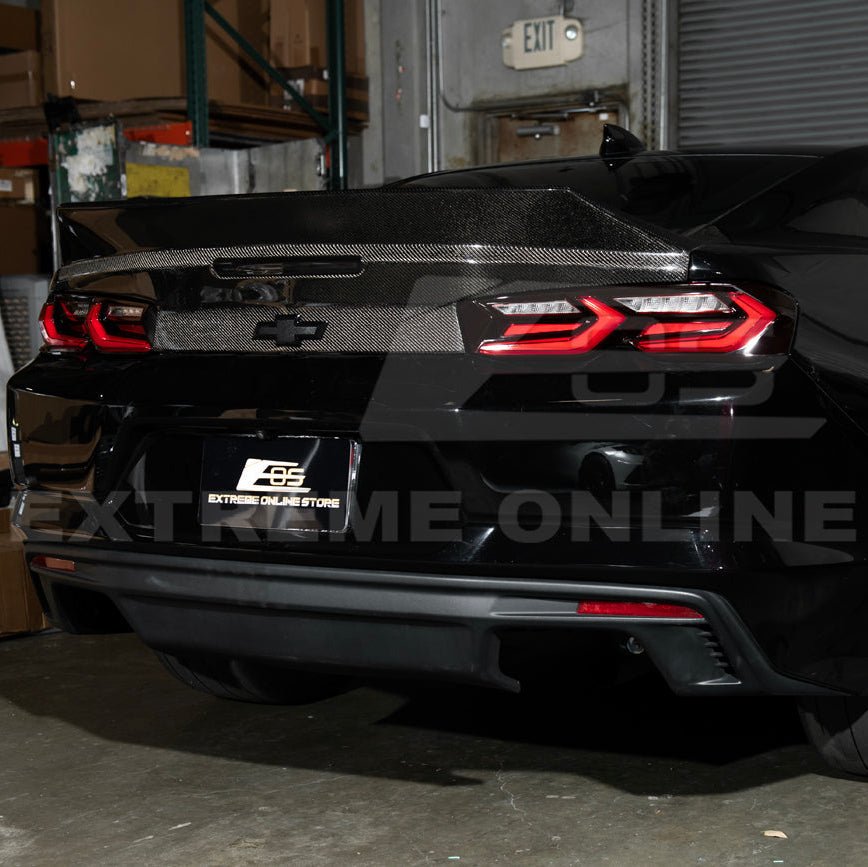Chevrolet Camaro C8 Style Sequential LED Rear Taillights Smoke Clear Red Lens 2019-Up