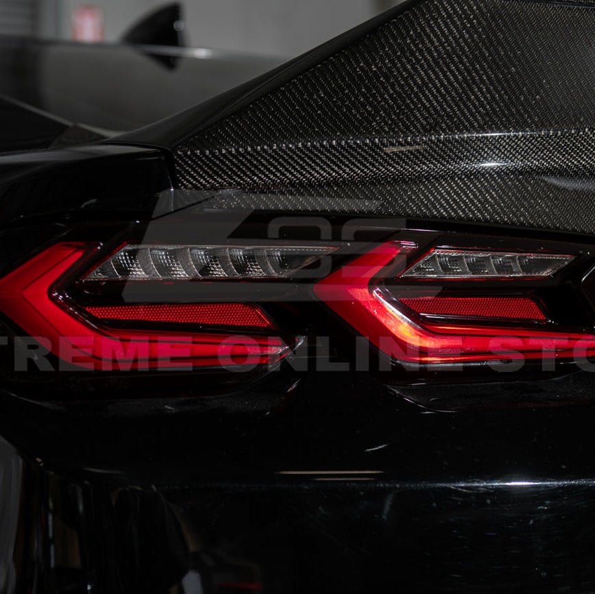 Chevrolet Camaro C8 Style Sequential LED Rear Taillights Smoke Clear Red Lens 2019-Up