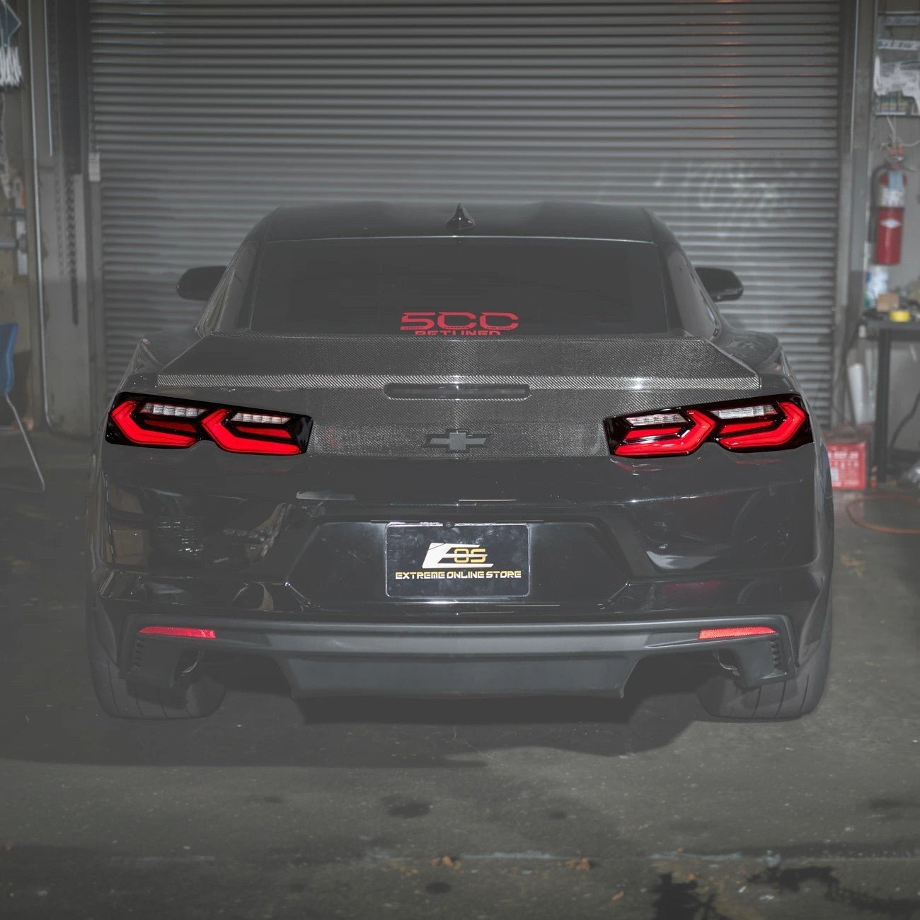 Chevrolet Camaro C8 Style Sequential LED Rear Taillights Smoke Clear Red Lens 2019-Up