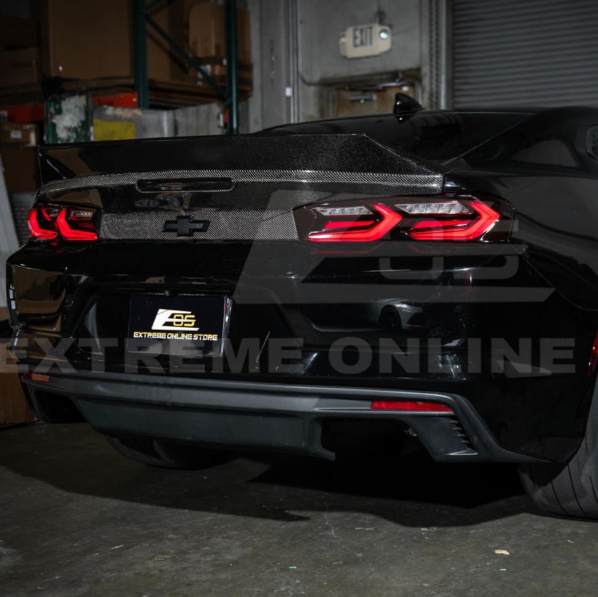 Chevrolet Camaro C8 Style Sequential LED Rear Taillights Smoke Clear Red Lens 2019-Up