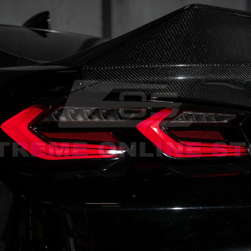 Chevrolet Camaro C8 Style Sequential LED Rear Taillights Smoke Clear Red Lens 2019-Up