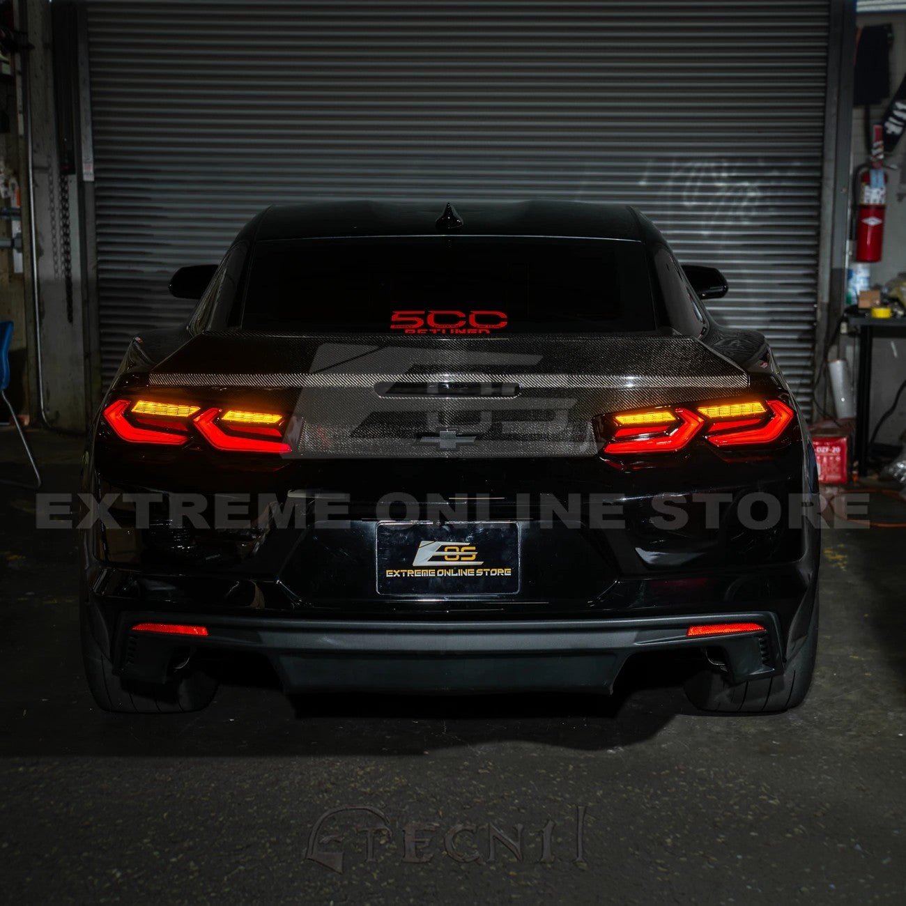 Chevrolet Camaro C8 Style Sequential LED Rear Taillights Smoke Clear Red Lens 2019-Up
