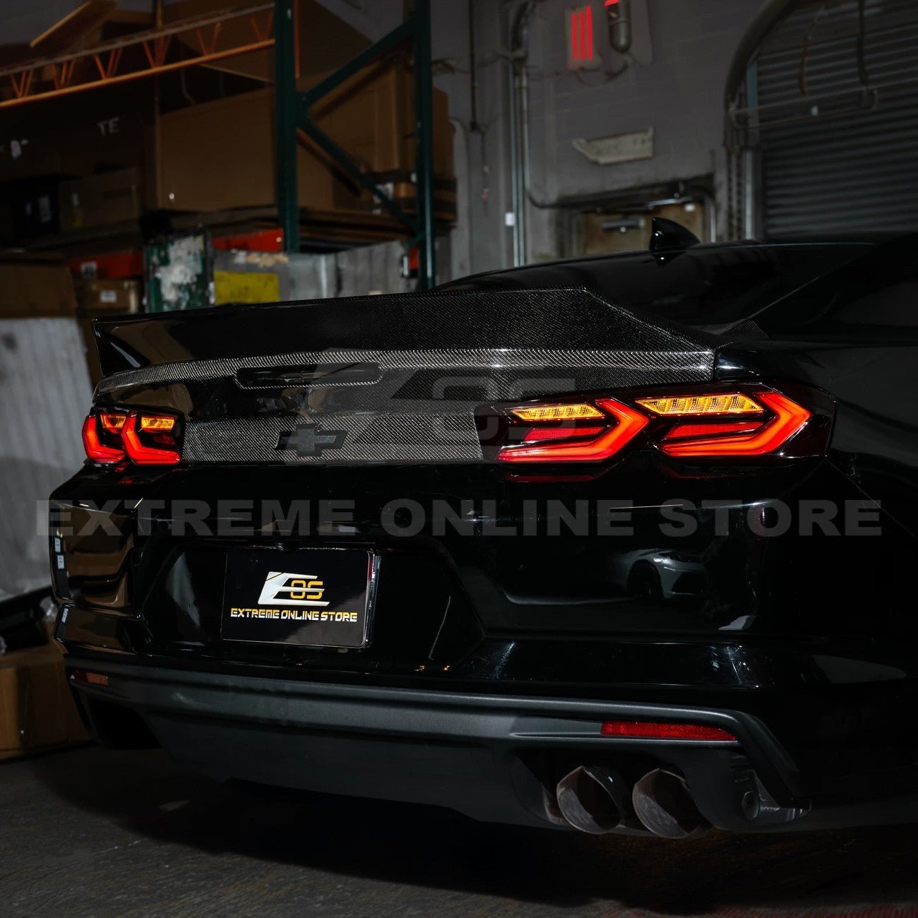 Chevrolet Camaro C8 Style Sequential LED Rear Taillights Smoke Clear Red Lens 2019-Up