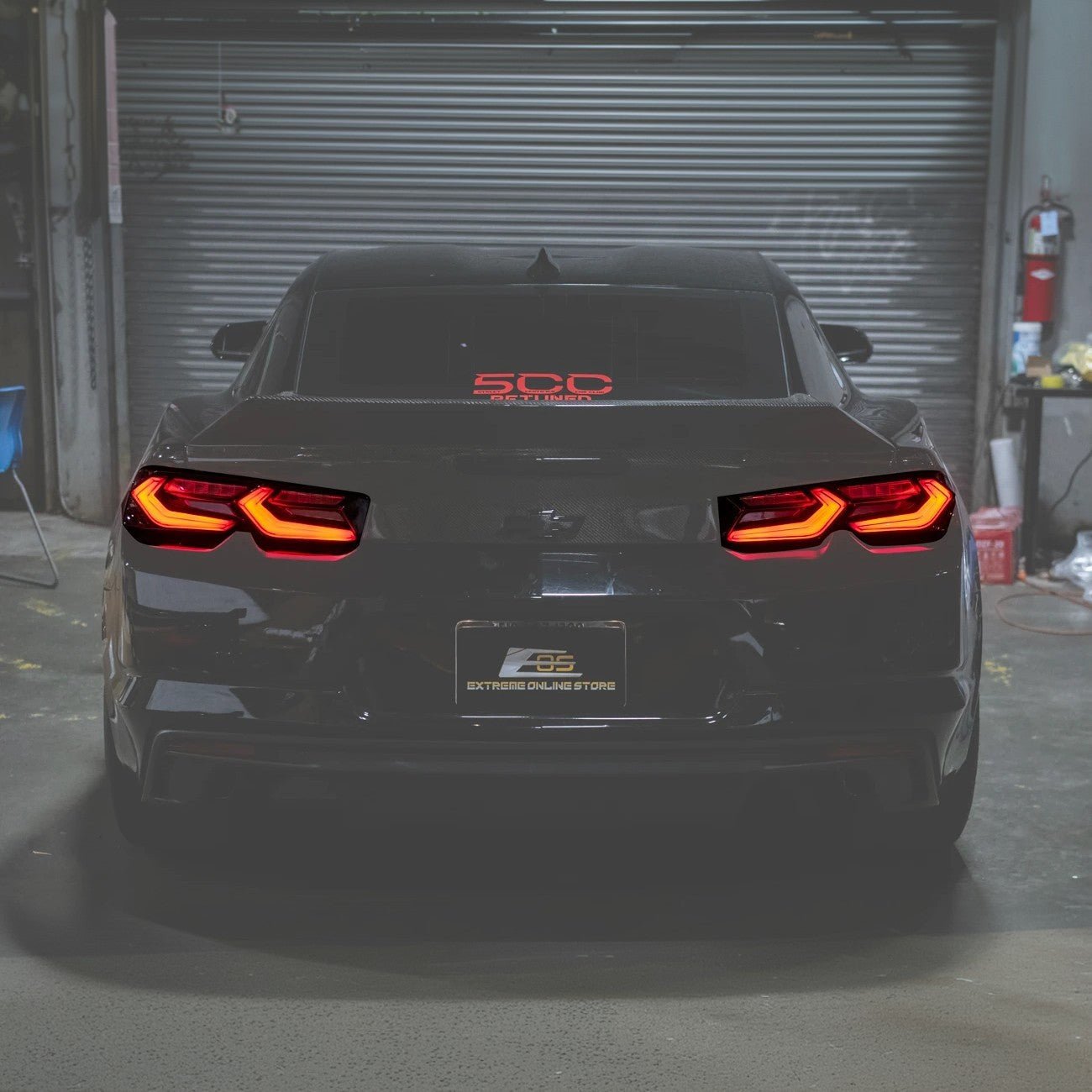 Chevrolet Camaro C8 Style Sequential LED Rear Taillights Smoke Clear Red Lens 2019-Up