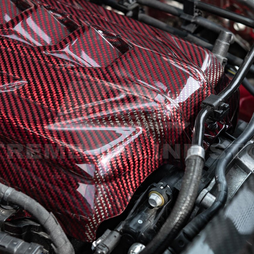 Chevrolet Corvette C8 LT2 Dry Carbon Fiber Rear Engine Cover 2020-Up
