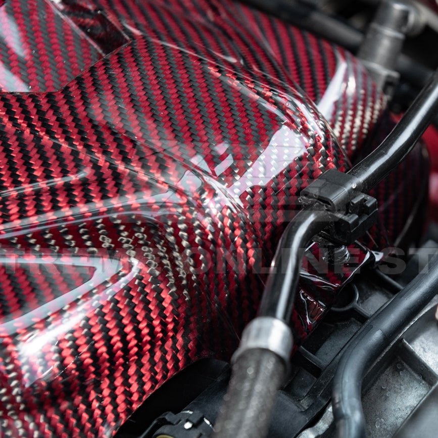 Chevrolet Corvette C8 LT2 Dry Carbon Fiber Rear Engine Cover 2020-Up