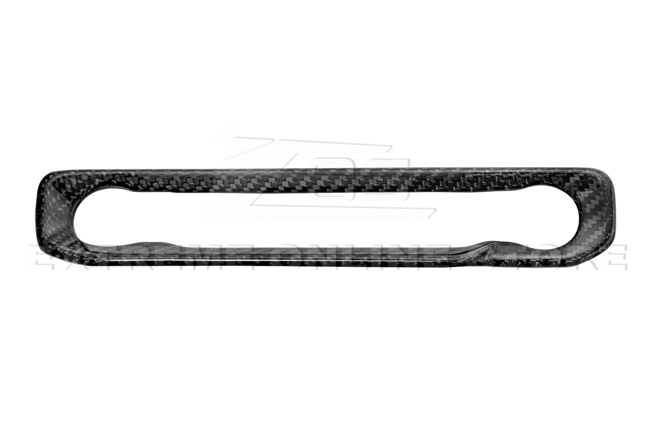 Ford Mustang S650 Factory Style Dry Carbon Fiber AC Control Panel Cover 2024-Up