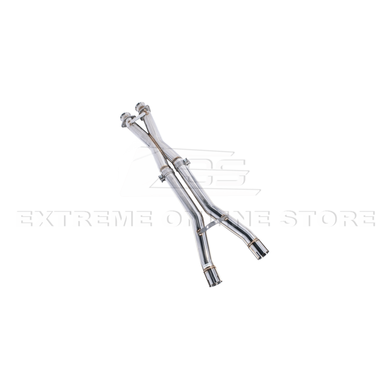 Chevrolet Corvette C6 Z06 ZR1 3 Inch X-Pipe T-304 Stainless Steel Exhaust Mid Pipe 2012-2013