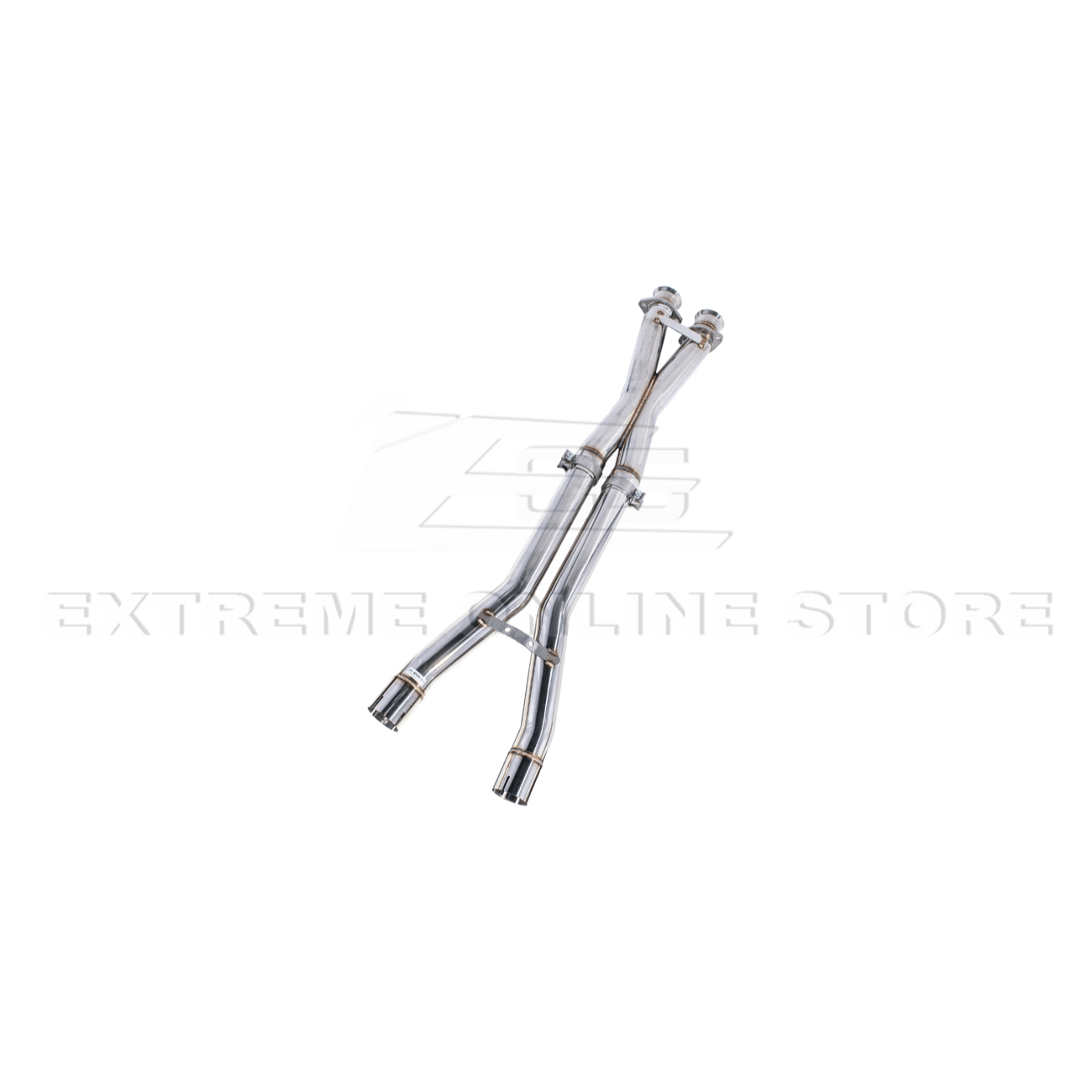 Chevrolet Corvette C6 Z06 ZR1 3 Inch X-Pipe T-304 Stainless Steel Exhaust Mid Pipe 2012-2013