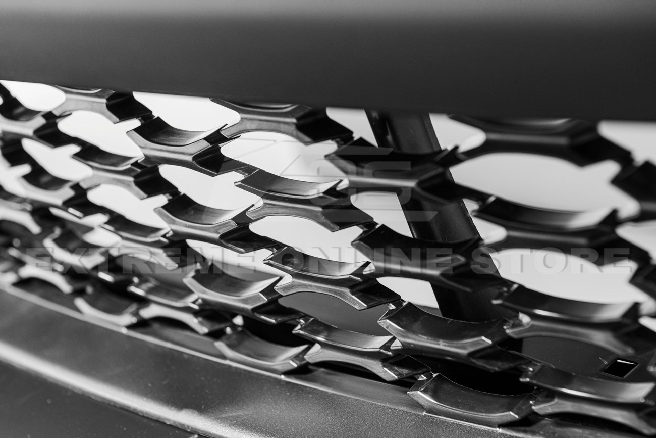 Dodge Charger LD SRT Hellcat Style Primed Black Front Bumper Conversion Kit 2015-Up