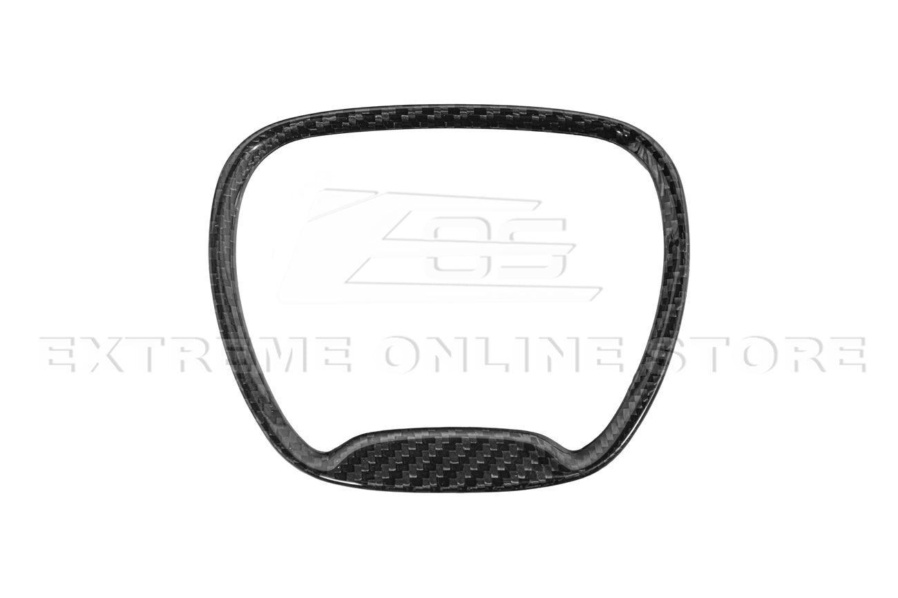 Dodge Charger Challenger Durango Carbon Fiber Steering Wheel Cover 2015-2023