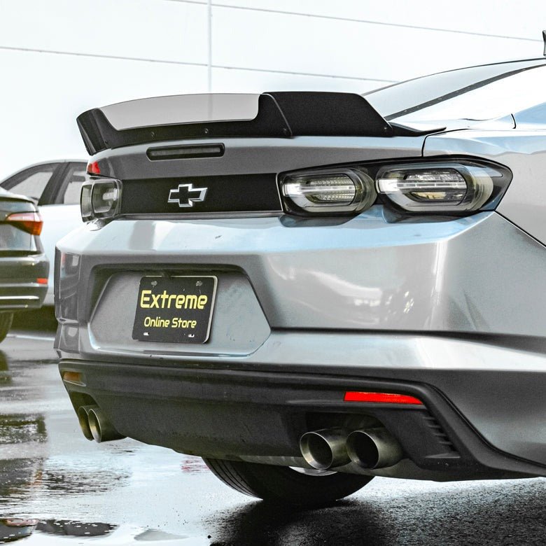 Chevrolet Camaro 6th Gen Blade Wing Wickerbill Extension Smoke Tinted Spoiler 2016-2024