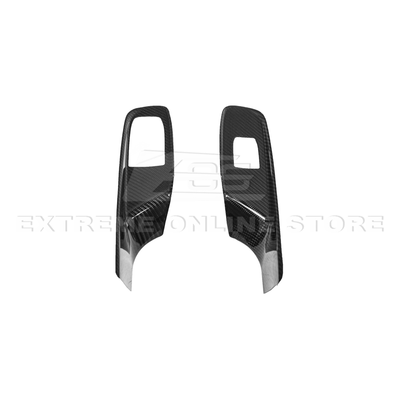 Chevrolet Corvette C8 Dry Carbon Fiber Door Window Control Panel Switch Cover Convertible 2020-Up