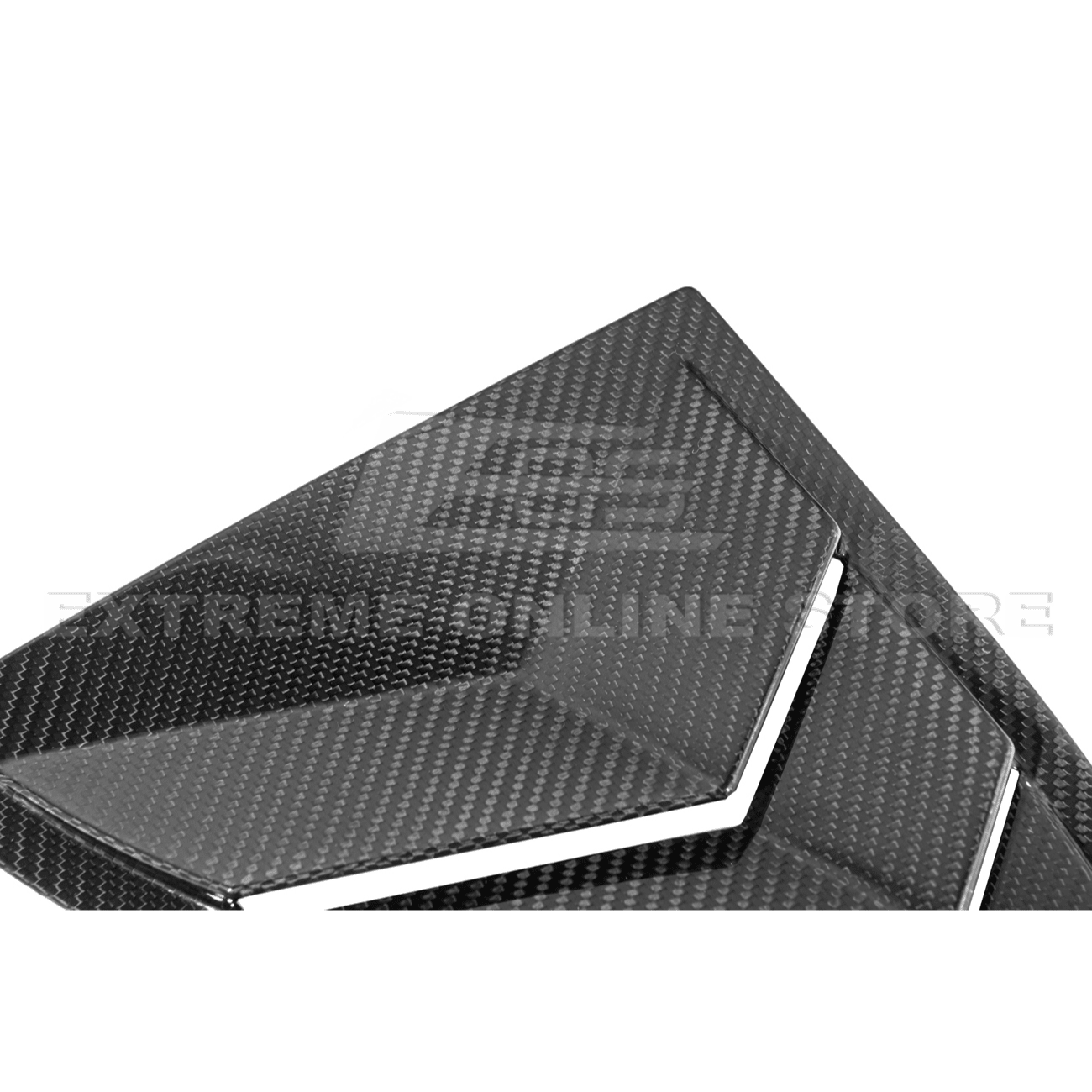 Corvette C8 Dry Carbon Fiber Side Quarter Window Louver Covers 2020-Up