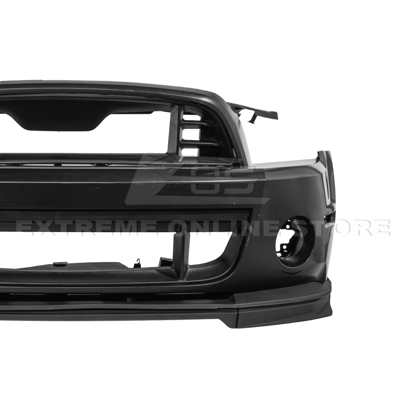 Ford Mustang S197 GT500 Style Primed Black Front Bumper Cover 2010-2014