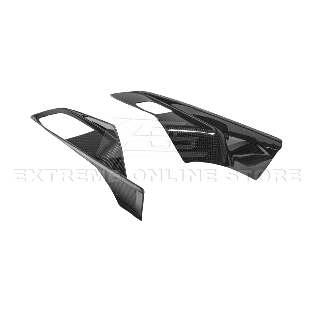 Chevrolet Corvette C8 Dry Carbon Fiber Door Window Control Panel Switch Cover Convertible 2020-Up