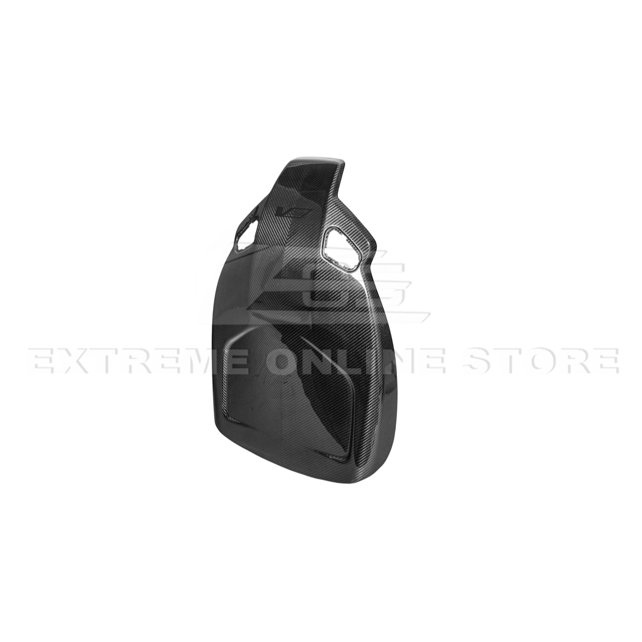 Cadillac CTS-V ATS-V Blackwing Style Dry Carbon Fiber Seat Back Cover Set 2016-2019