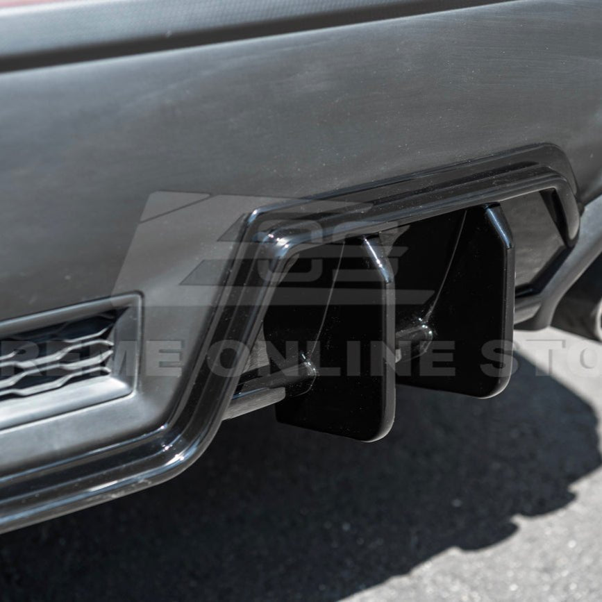 Subaru WRX VB JDM Performance Style Matte Gloss Black Rear Bumper Diffuser 2022-Present