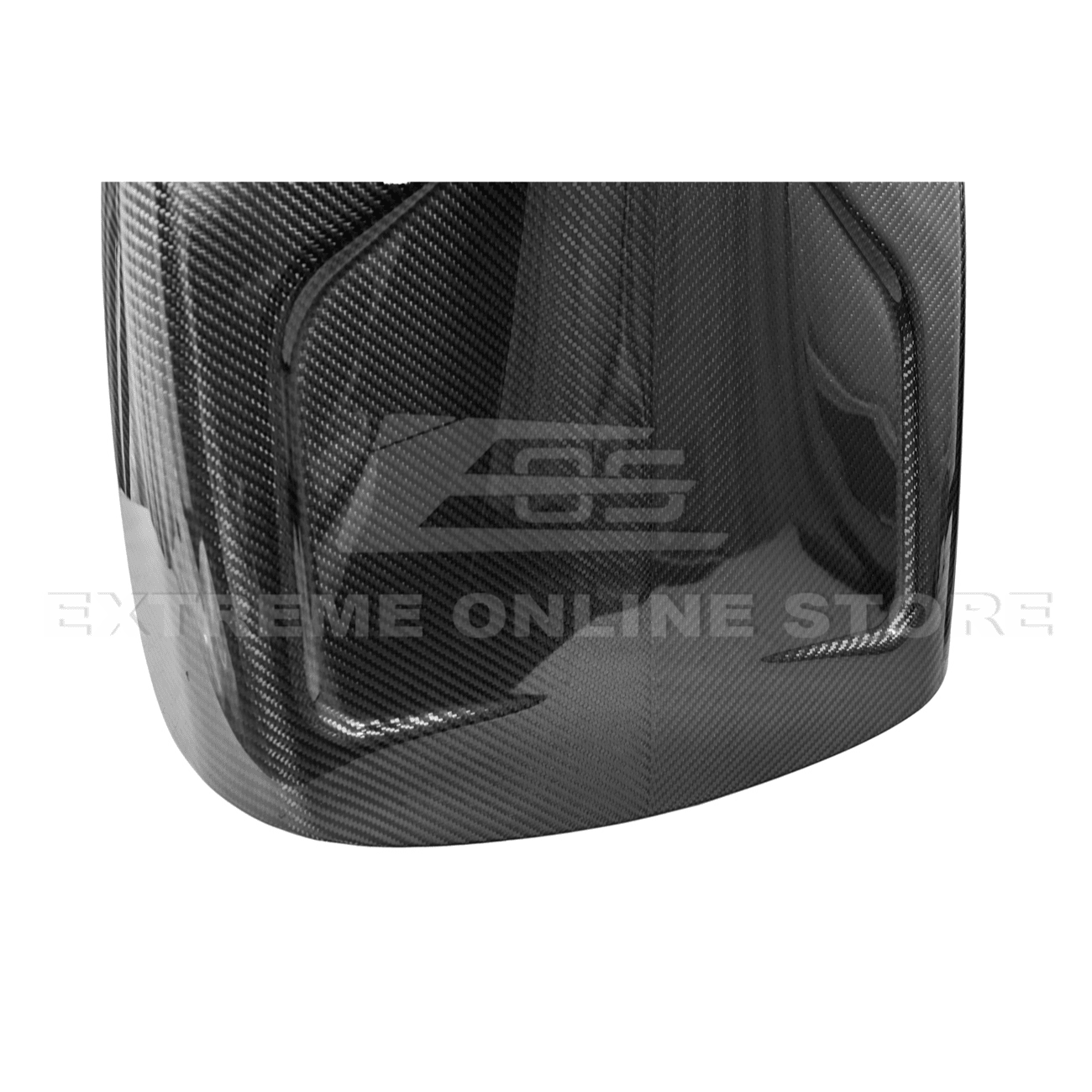 Cadillac CTS-V ATS-V Blackwing Style Dry Carbon Fiber Seat Back Cover Set 2016-2019