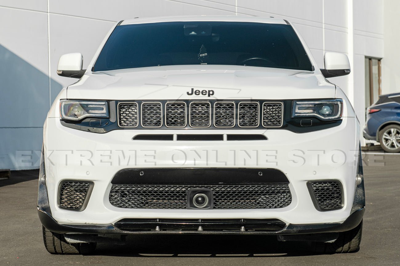 Jeep Grand Cherokee WK2 SRT Trackhawk Carbon Fiber Front Lip Splitter 2017-2021