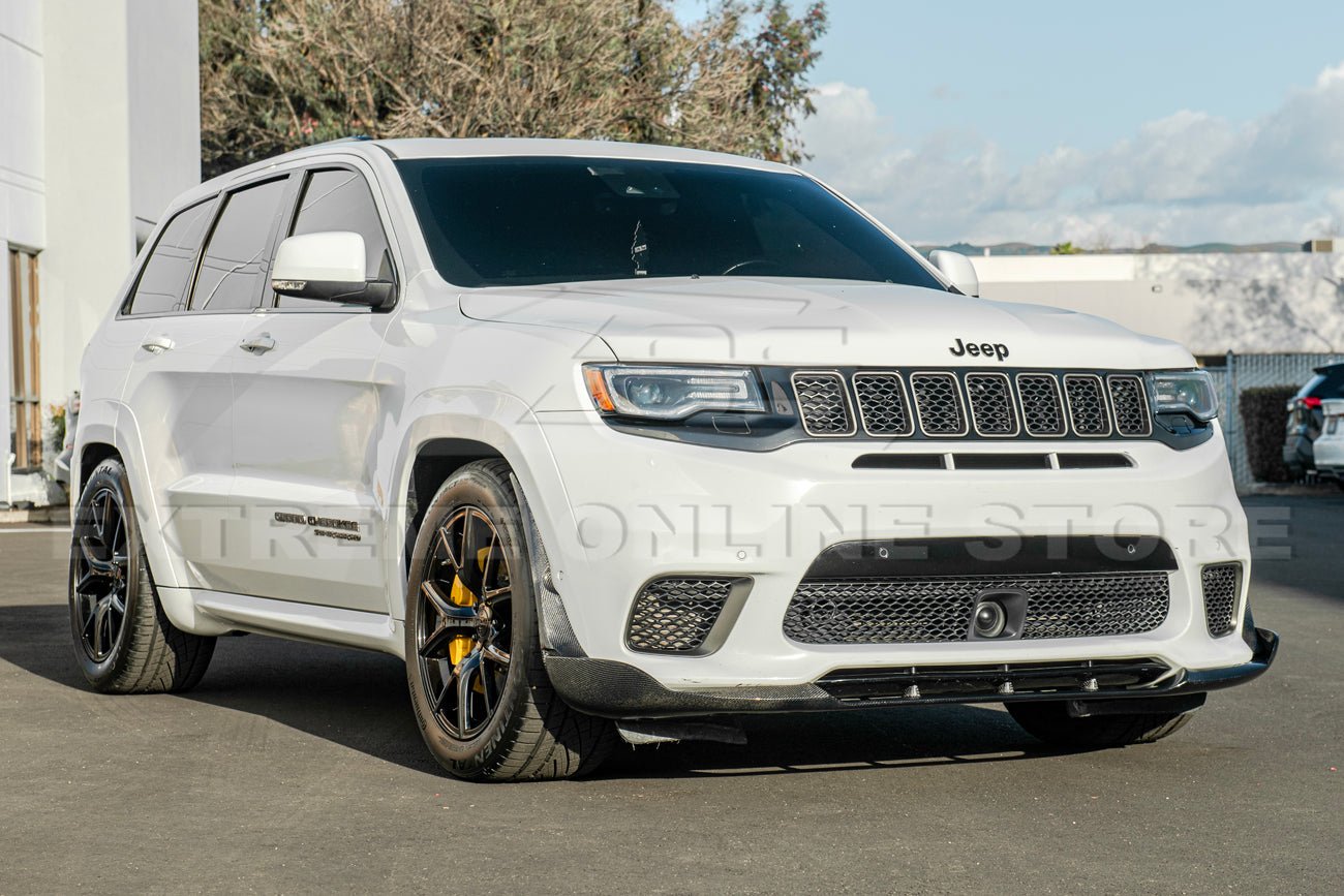 Jeep Grand Cherokee WK2 SRT Trackhawk Carbon Fiber Front Lip Splitter 2017-2021