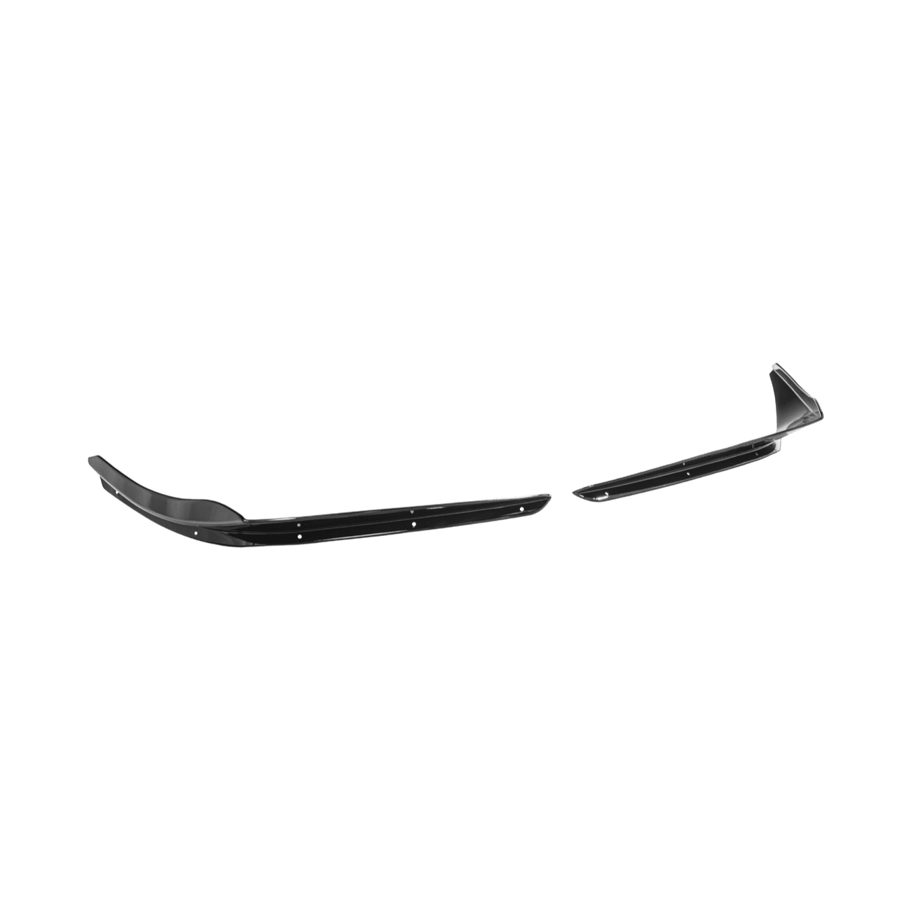Ford Mustang S650 GT Performance Style Dry Carbon Fiber Front Splitter Canards 2024-Up